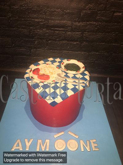 Egyptian food birthday cake  - Cake by Castaño torta Riham Ismail
