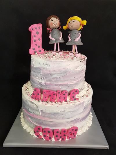 cake for twins - Cake by Ladybug0805