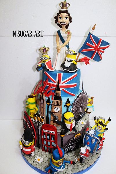 Minions Invasion - Cake by N SUGAR ART
