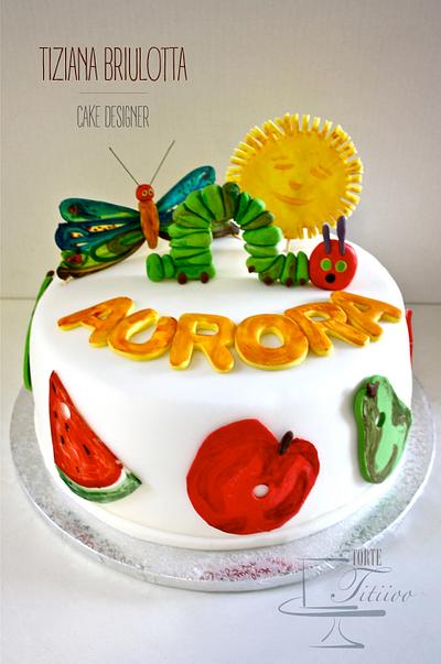 The small caterpillar Neversatisfied - Cake by Torte Titiioo