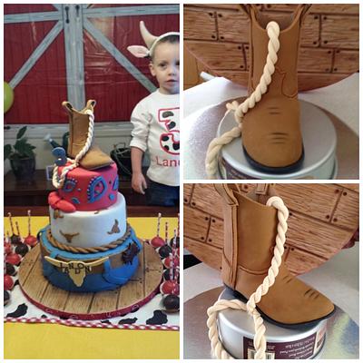 My Grandsons Cake and my first ever booy - Cake by Lisa Weathers