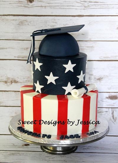 Jace's graduation - Cake by SweetdesignsbyJesica