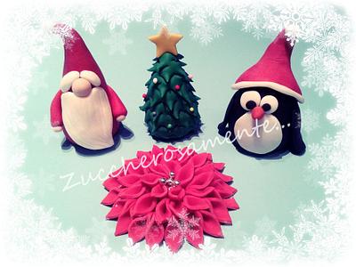 Christmas toppers - Cake by Silvia Tartari