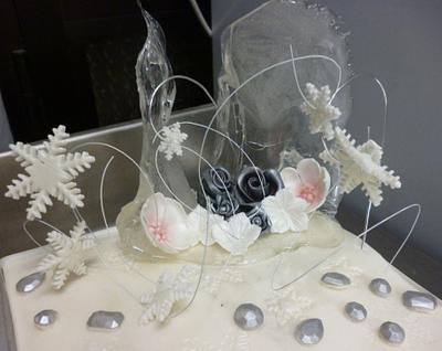 snowflakes and ice - Cake by La Mimmi