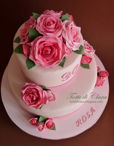 Rose Cake - Cake by Clara