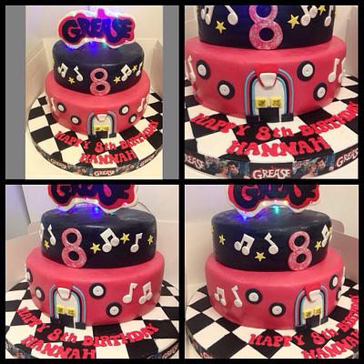 Loved this grease cake  - Cake by Kirstie's cakes