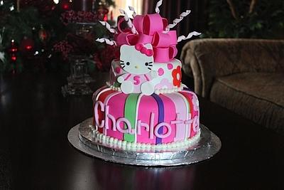 Hello Kitty cake - Cake by Deb
