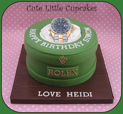 "Rolex" Birthday Cake - Cake by Heidi Stone