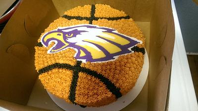 High School Basketball - Cake by Tiffany DuMoulin