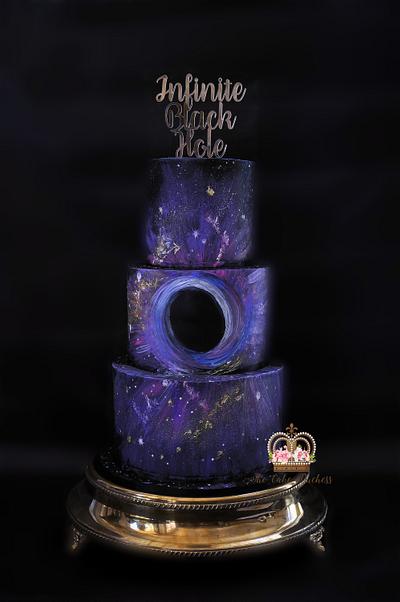 Infinite Black Hole - Cake by Sumaiya Omar - The Cake Duchess 