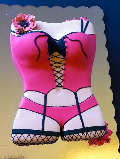 Pink Lingerie Cake - Cake by Lydia Clark
