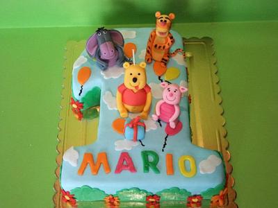 Cake Winnie the pooh and his friends - Cake by Marilena