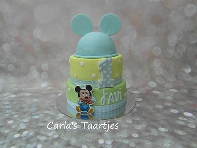 Baby Mickey - Cake by Carla 