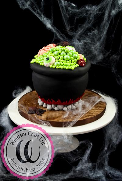 Spooooky Halloween Cauldron Cake by Windsor - Cake by Windsor Craft