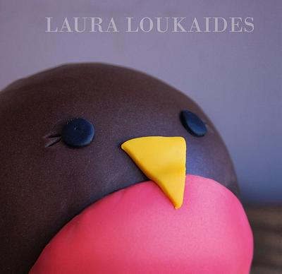 Ruby The Robin - Cake by Laura Loukaides