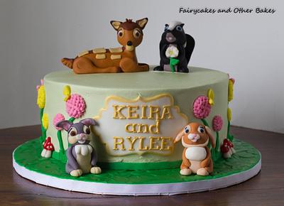 Bambi and friends - Cake by Fairycakesbakes