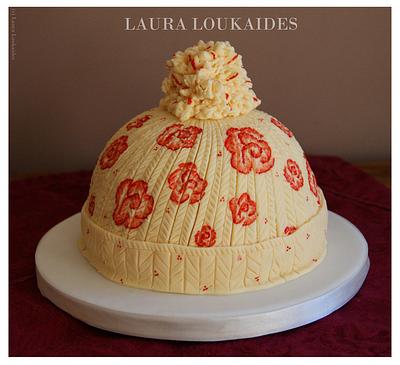 Baby Bobble Hat  - Cake by Laura Loukaides