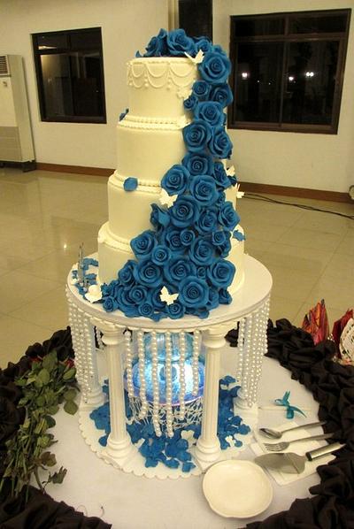 Blue Rose! - Cake by Roma Bautista