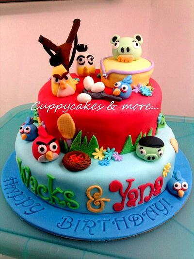 Angry birds again  - Cake by dianne