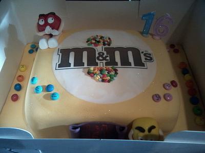 M&M's Cake - Cake by Lynette Conlon