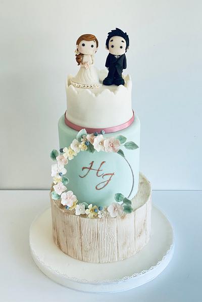 Wedding cake - Cake by R.W. Cakes