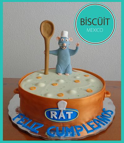 Ratatouille Pot - Cake by BISCÜIT Mexico