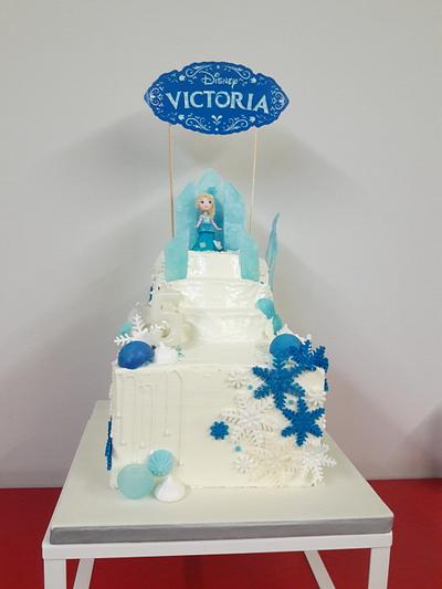 Frozen Cake - Castle - Cake by Sara Luz