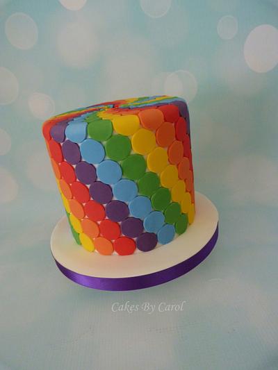 Rainbow cake - Cake by Carol