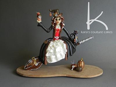 Steampunk Stella the Witch - Cake by Kara Andretta - Kara's Couture Cakes