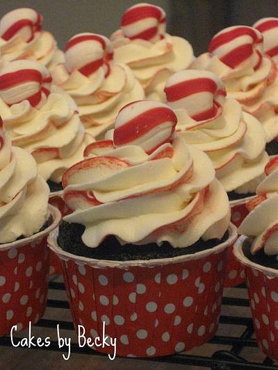 Peppermint Mocha Cupcakes (Take Two!) - Cake by Becky Pendergraft