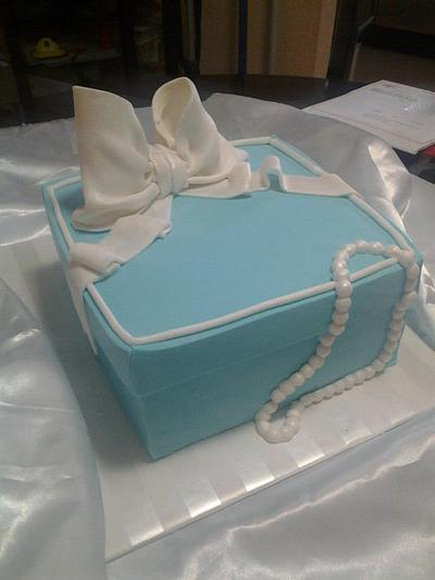 Tiffany Box Cake - Cake by Rosa