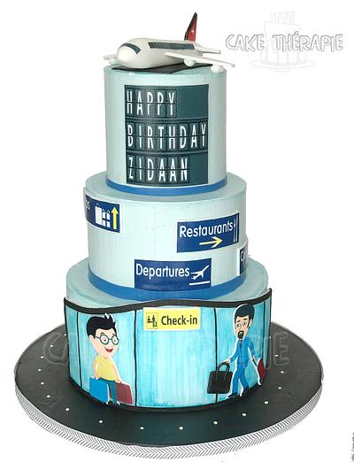 Airport themed cake - Cake by Caketherapie