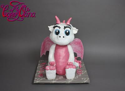Baby Dragon 3D cake  - Cake by cakesbyoana