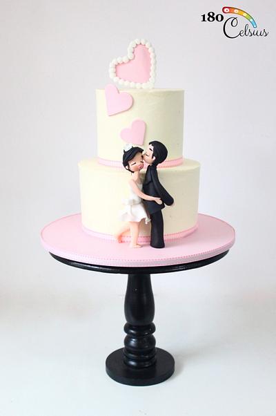 Lovey Dovey in the Air - Cake by Joonie Tan