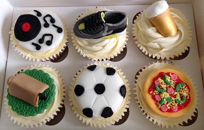 Personalised cupcakes - Cake by Caron Eveleigh