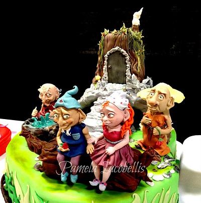 elven village cake  - Cake by Pamela Iacobellis