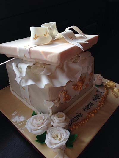 Engagement Cake  - Cake by Cake Lounge 