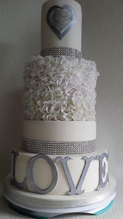 'Love and ruffles' - Cake by Sharon Castle