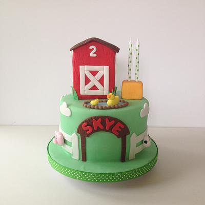 Barn Birthday Cake - Cake by funni