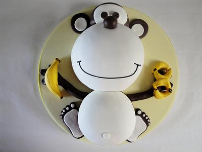Cheeky Monkey - Cake by Jeanette