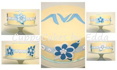 something blue - Cake by edda