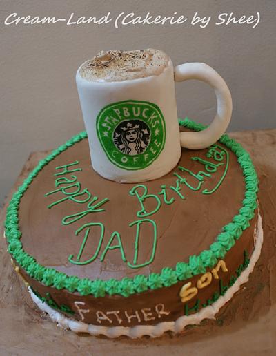 Starbucks Love - Cake by Sheeba 