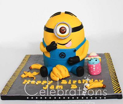 Minion 3D Cake - Cake by Celebrations