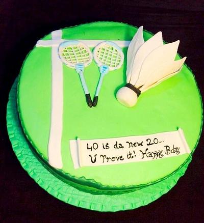 Badminton cake - Cake by Sanober Saleem