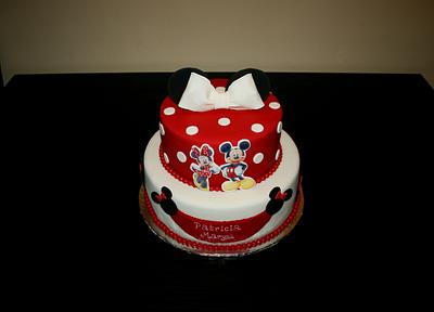 Mickey and Minnie - Cake by Rozy