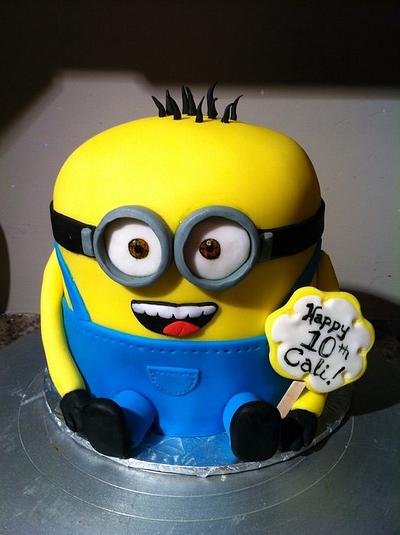 Minion cake - Cake by Linnquinn