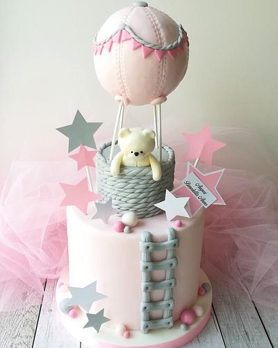 Bear and hotairballoon  - Cake by zuccherofondente
