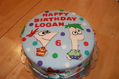 Phineas and Ferb Cake - Cake by Michelle