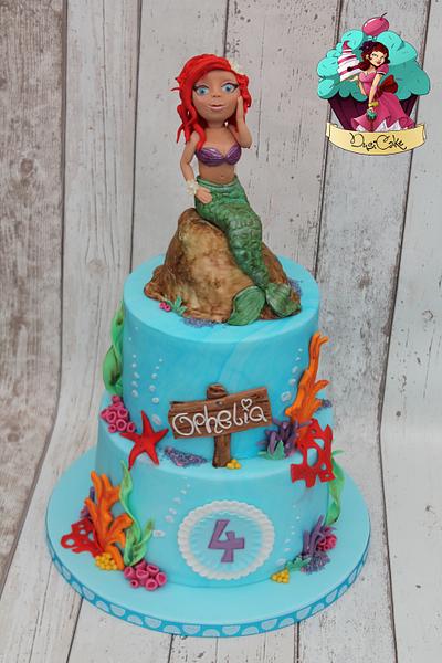My Little Mermaid - Cake by DusiCake