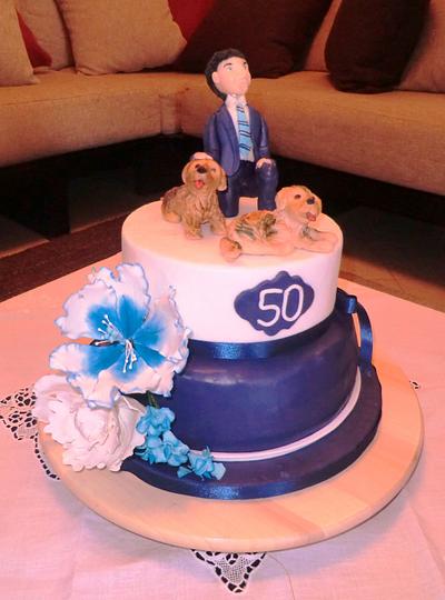 50th Birthday - Cake by MariaDelleTorte